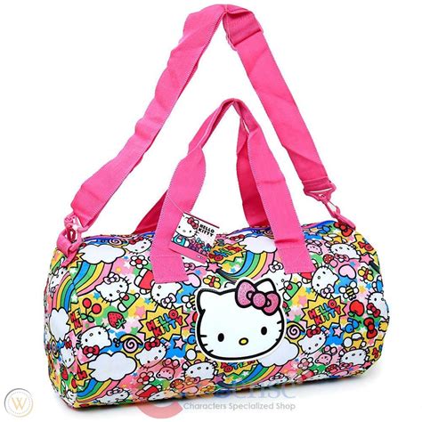 hello kitty strawberry duffle bag|hello kitty tote bag.